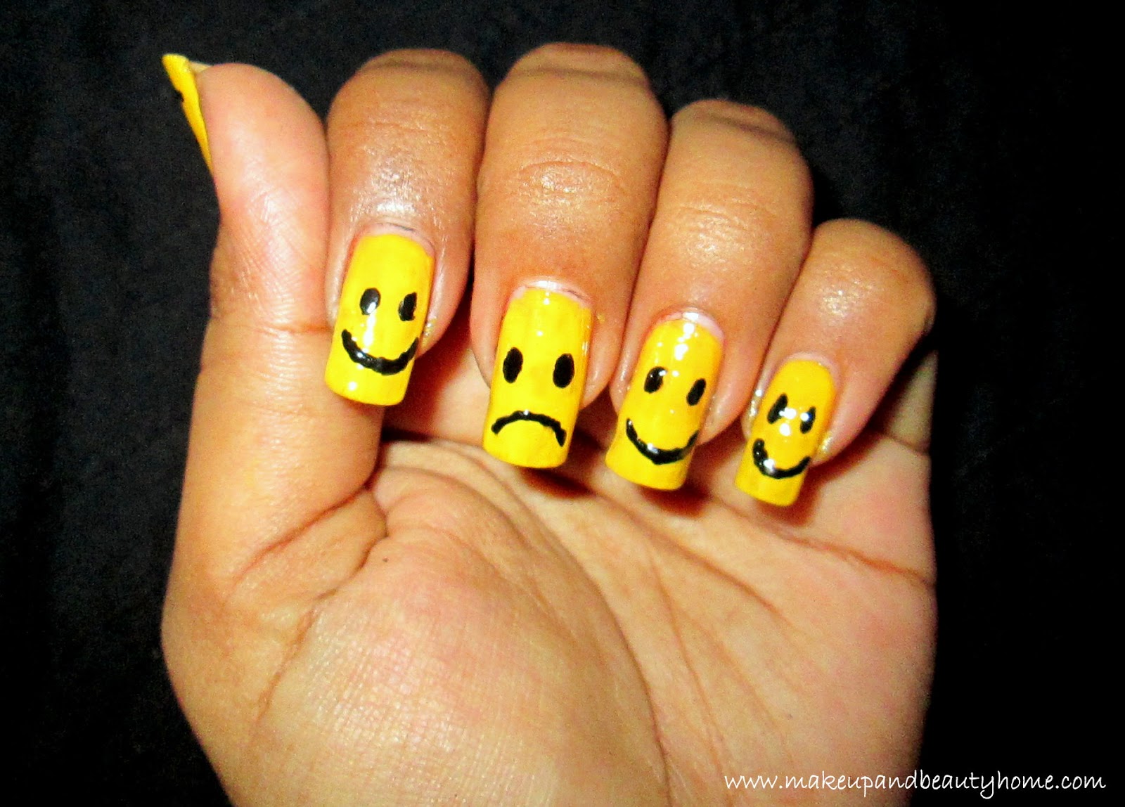 1. Melted Smiley Face Nail Art Tutorial - wide 2