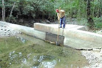 la represa de agua potable de Olanchito se esta secando