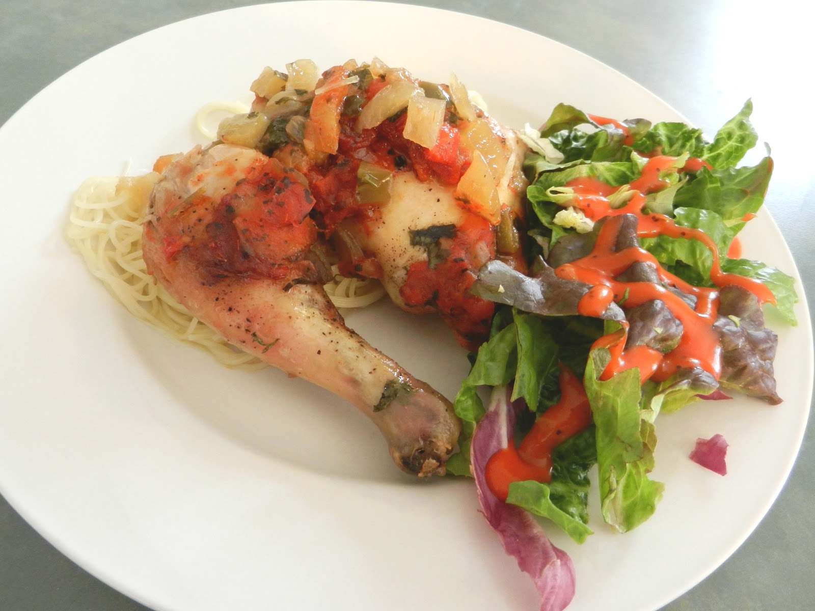 A Busy Mom's Slow Cooker Adventures Mango Peach Chicken Leg Quarters