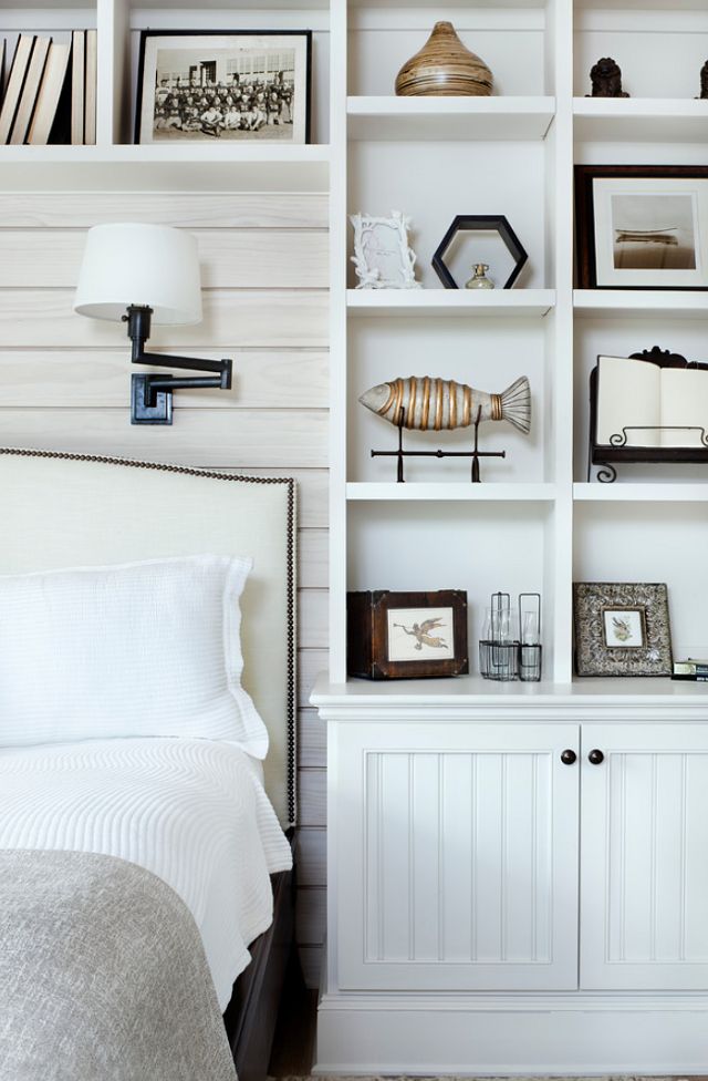 Bedroom Shelves | coastal style htons chic Bedroom Shelves | coastal style htons chic