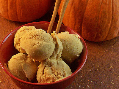 Pumpkin Spice Ice Cream by Cravings of a Lunatic