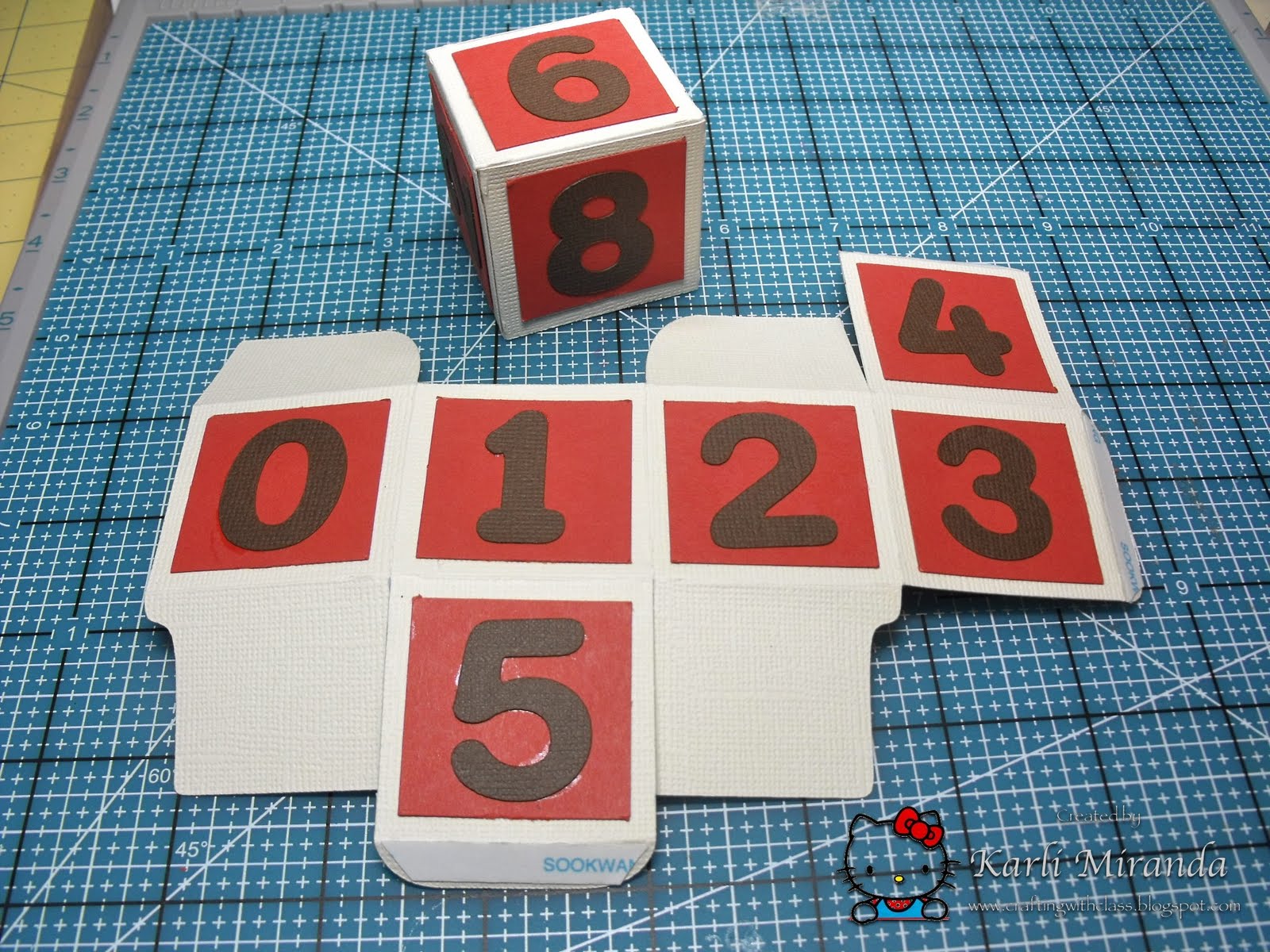 Crafting with Class Teacher Gifts Calendar Cube Tutorial