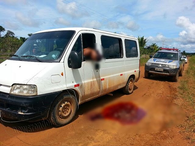 Motorista de Van escolar é executado à tiros em Candeias do Jamari