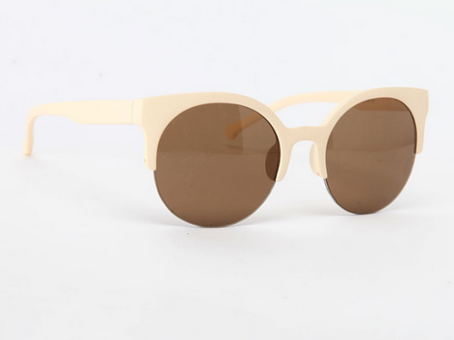 Half Frame Retro Sunglasses