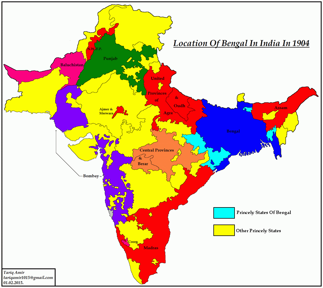 the partition of bengal 1905 Partition of bengal the bengal presidency, british indian empire, is divided into two provinces by lord curzon, viceroy of india the western portion retains the name of bengal and the capital of calcutta, while the eastern portion is named eastern bengal and assam, with dacca as its capital. the partition of bengal 1905 Partition of bengal the bengal presidency, british indian empire, is divided into two provinces by lord curzon, viceroy of india the western portion retains the name of bengal and the capital of calcutta, while the eastern portion is named eastern bengal and assam, with dacca as its capital.
