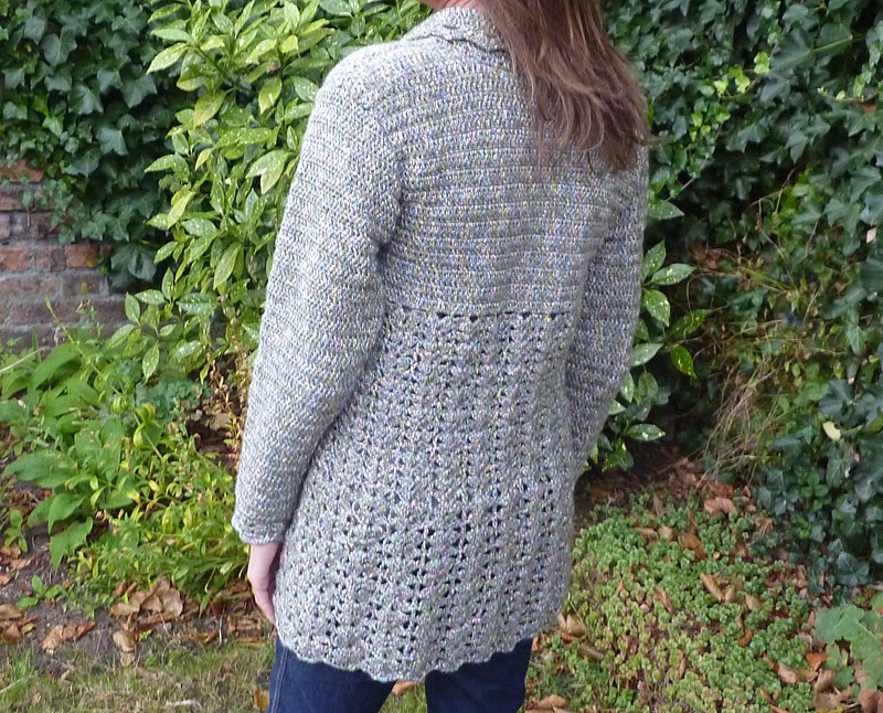 Yellow, Pink and Sparkly: Crochet Jacket - Finished