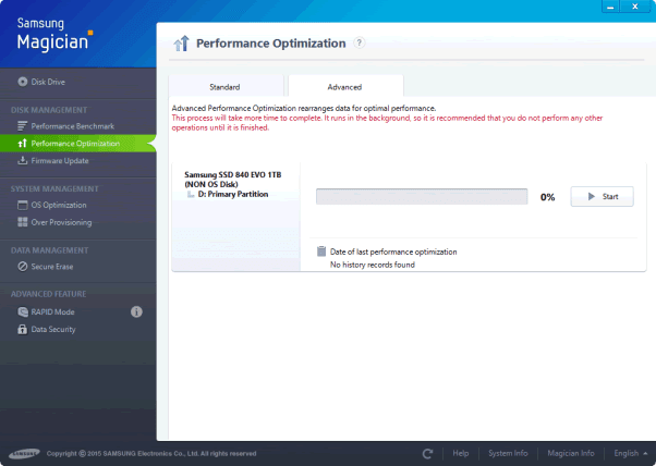 Samsung Magician 4.6 Samsung Magician 4.6