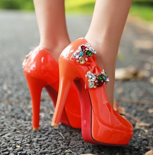 famous footwear red heels