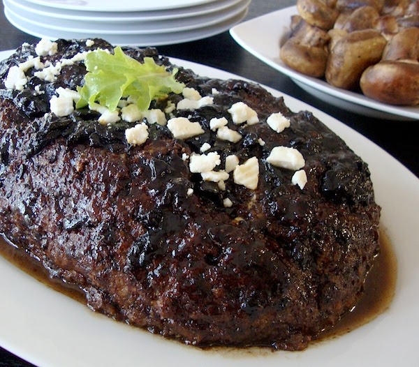 Mia's Domain Meatloaf with Balsamic Pear Glaze
