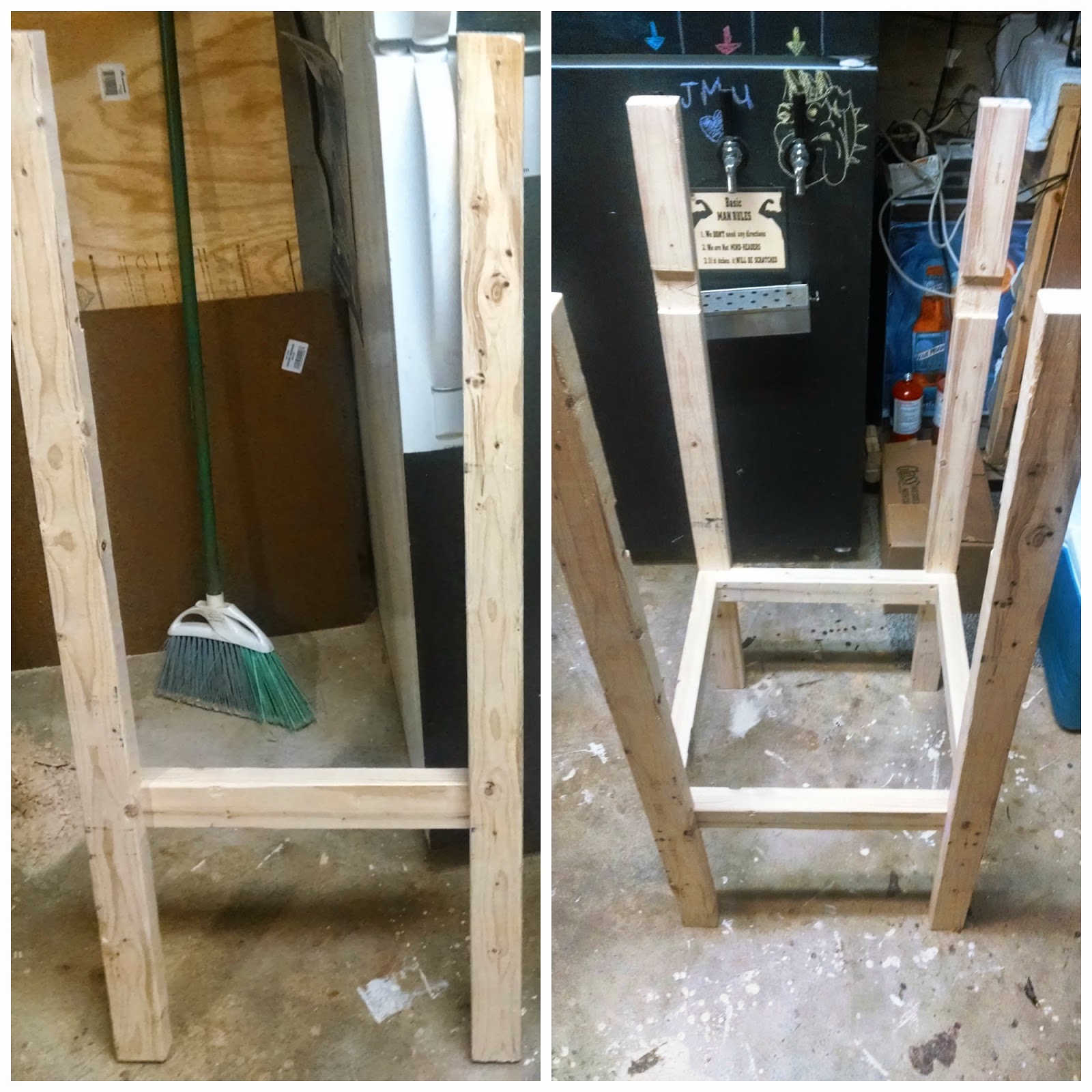 Brew stand frame