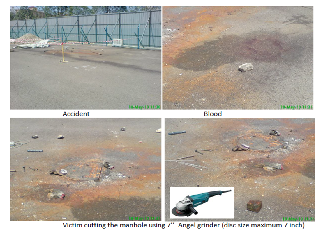 Fatal Accident Hand Grinder BSMH3183 OSH II