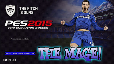 PES 2015 Start Screen do Eden Hazard "The Mage" by Dan Félix