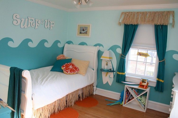 Habitaciones tema surf - Ideas para decorar dormitorios