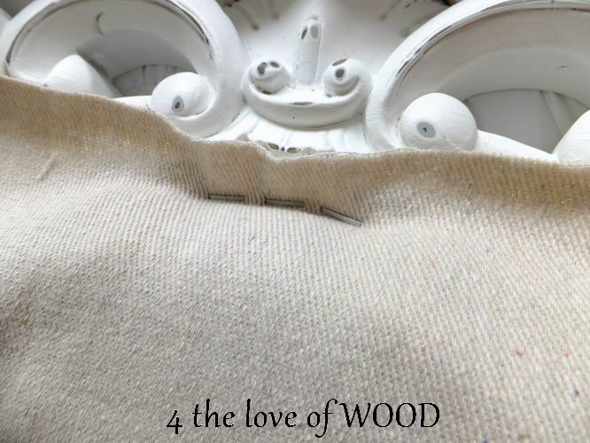 4 the love of wood HOW TO UPHOLSTER AN OPEN CHAIR BACK step two