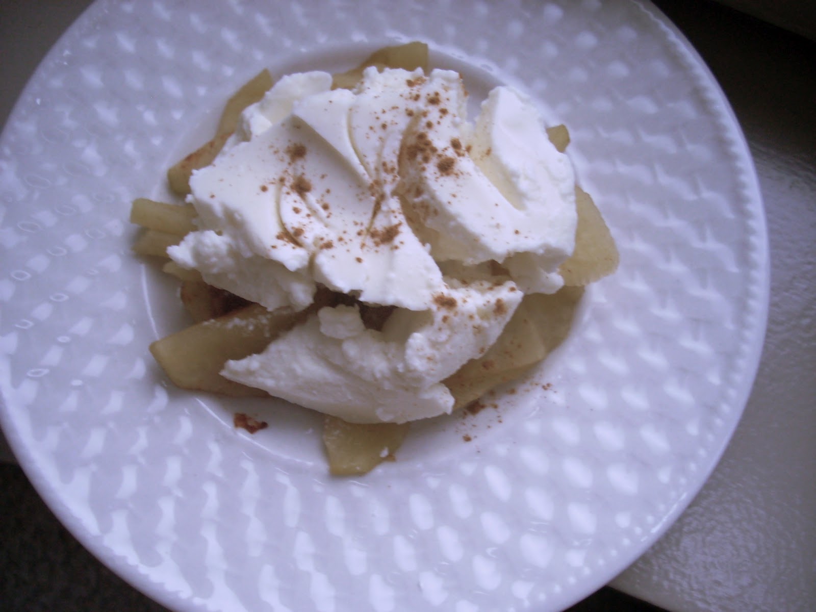 Tip Top Shape Baked Apple with Ricotta Cheese