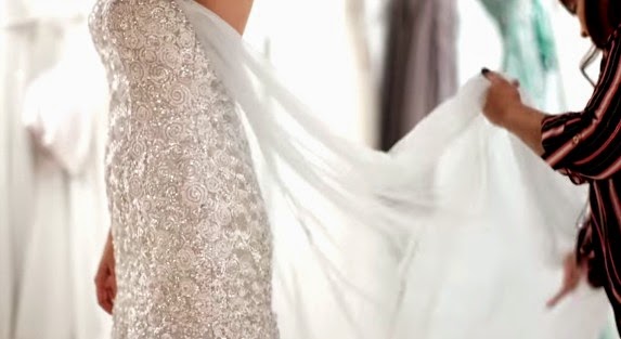 elsa wedding dress