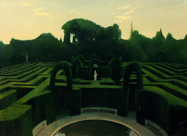 Laberint d'Horta Parc del Laberint d'Horta, Pintor Español, Arte Valenciano, Pasajes Valencianos, Pintura constumbrista, Paisajes de Valencia, Pintores Españoles, Impresionismo Valenciano, Alquerías Valencianas, Alejandro Cabeza