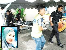 ukit mertajam seorang wanita ditemui mati dipercayai ditikam oleh