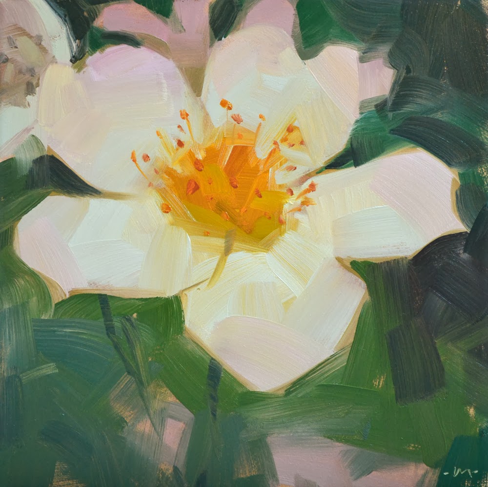 Carol Marine's Painting a Day You're a Delicate Flower