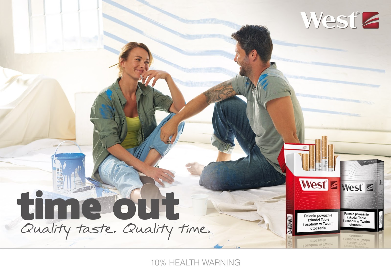 TEST THE WEST X-mas Ad From The End Of The 90ies. One Of