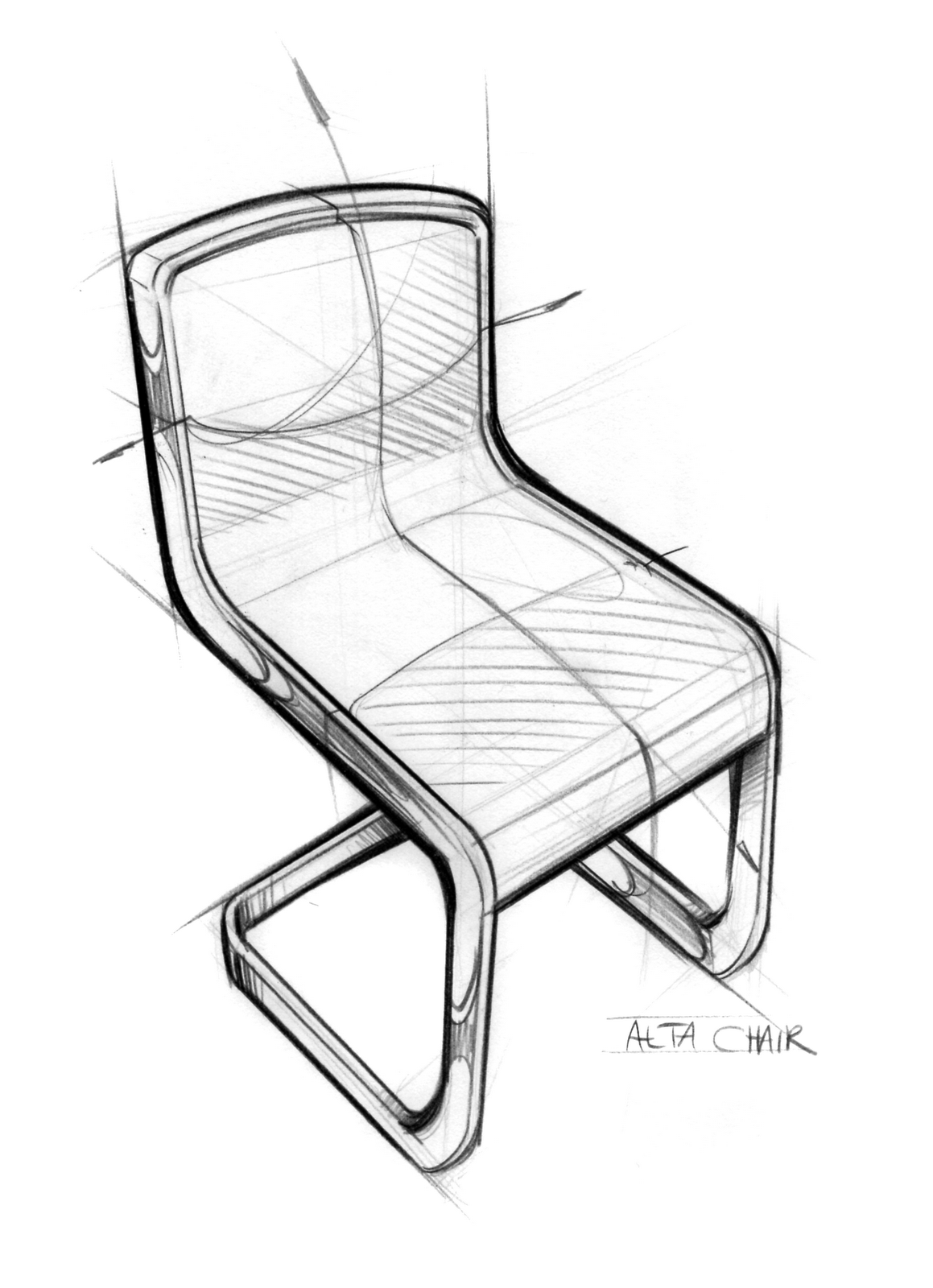 Notes from the Atelier: Alta Chair Sketch