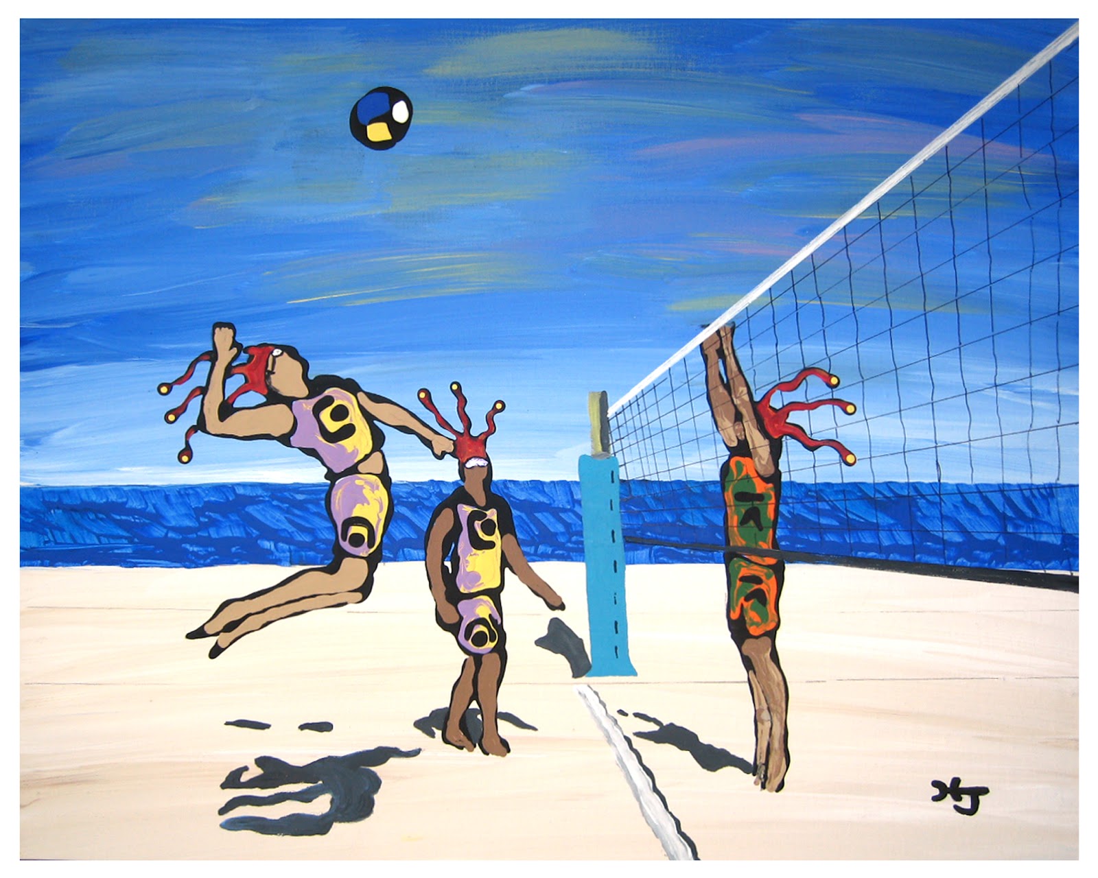 Art from the Heart in Halifax Beach Volleyball in Halifax