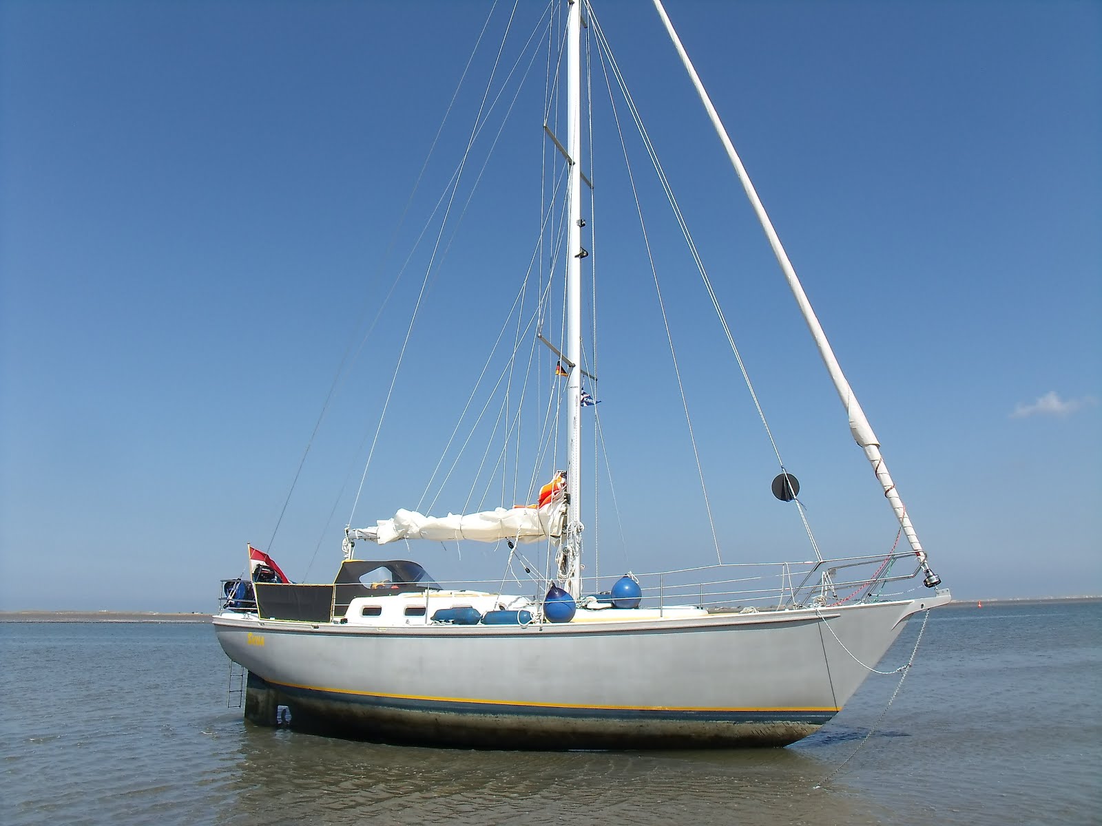 Skua droog op, Wad