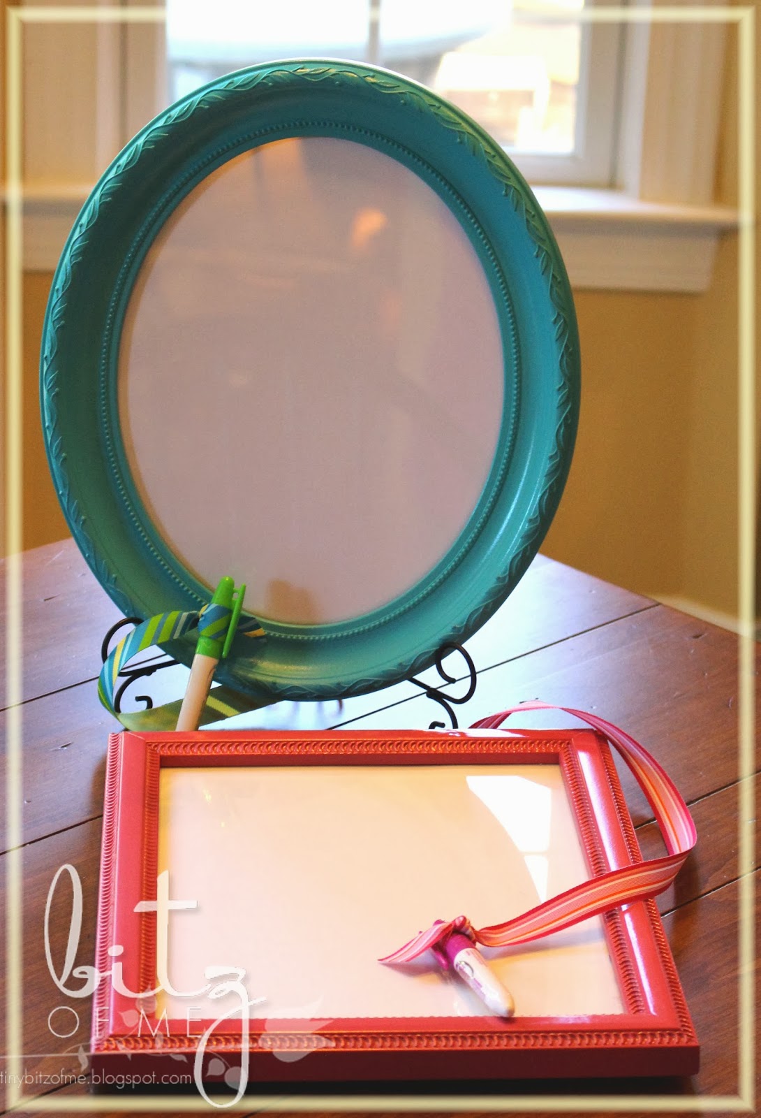 DIY FunkyFun Framed Whiteboards BlogHer