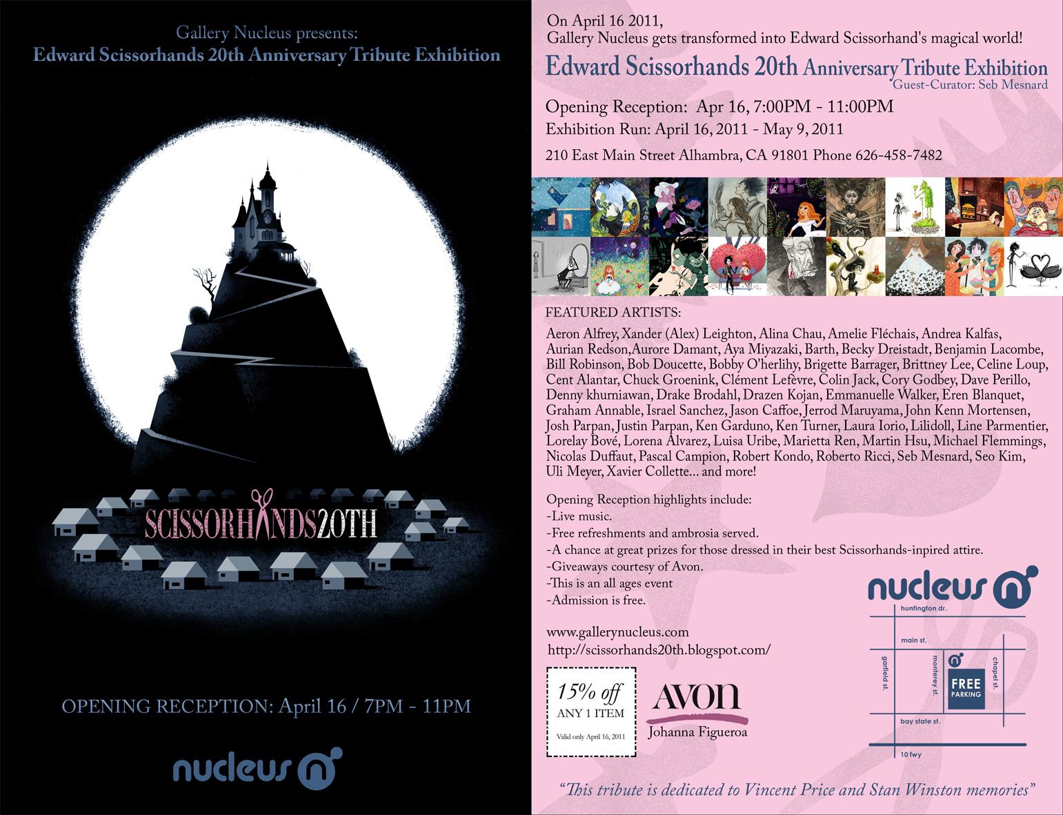 The Little White Bat Edward Scissorhands Tribute Show At Nucleus