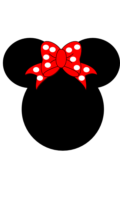 Toppers para cupcake Minie Toppers para cupcake Minie