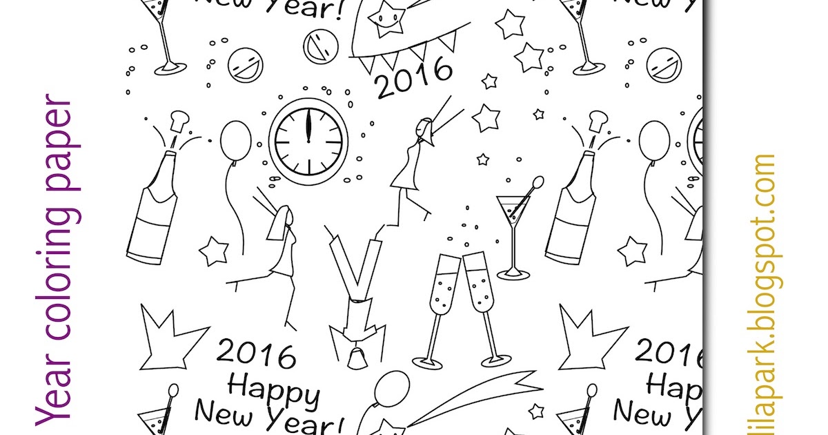 chinese new year coloring paper