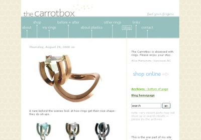 The Carrotbox ブログページ