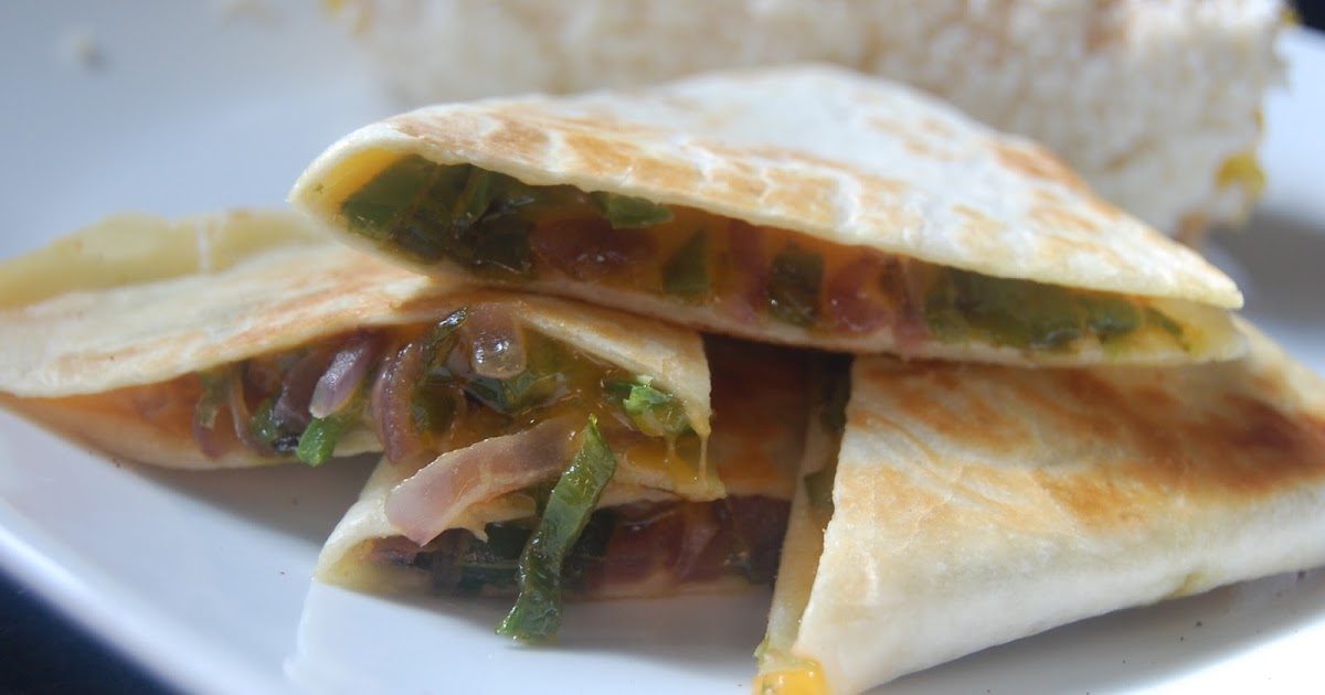Cassie Craves Pepper and Onion Quesadillas