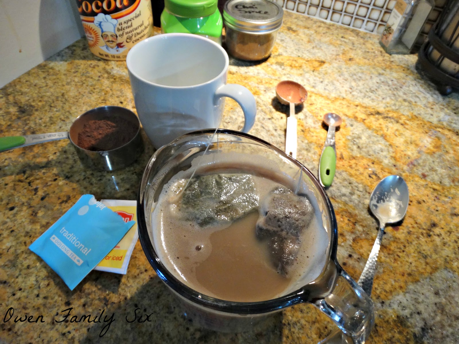 Owen Family Six Spicy Hot Chocolate Tea