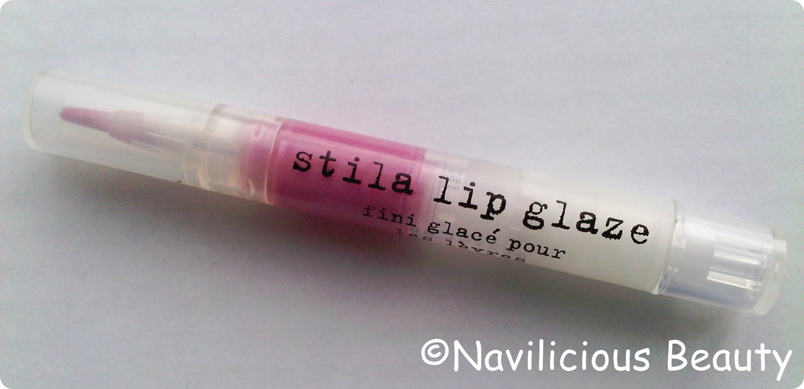 Navilicious Beauty Review Stila Cosmetics Lip Glaze in Fig