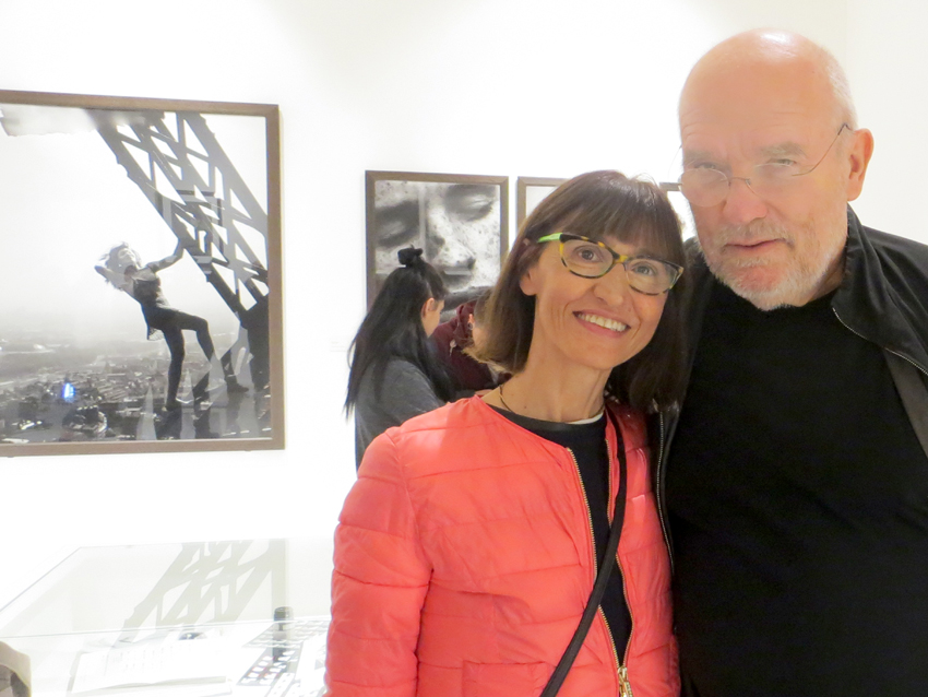 Io e Peter Lindbergh,maestro della fotografia internazionale.