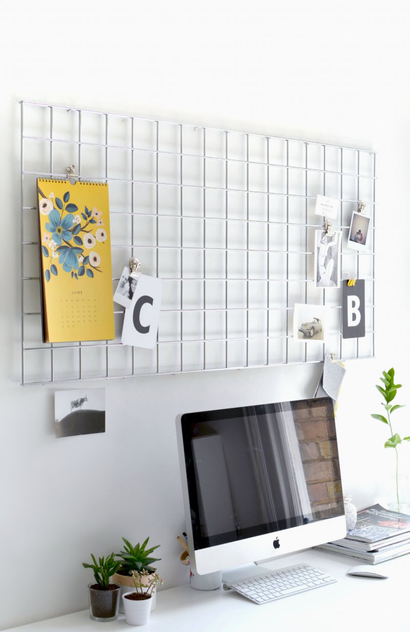 DIY home office memo board BURKATRON