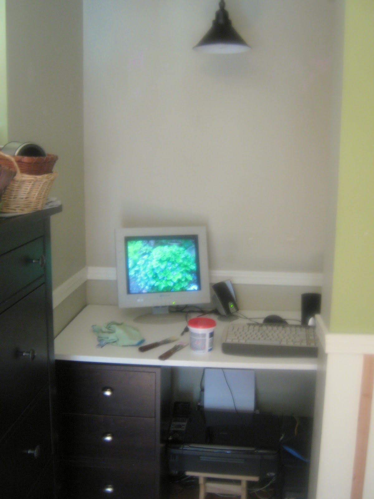 Rindy Mae Computer Cubby Makeover