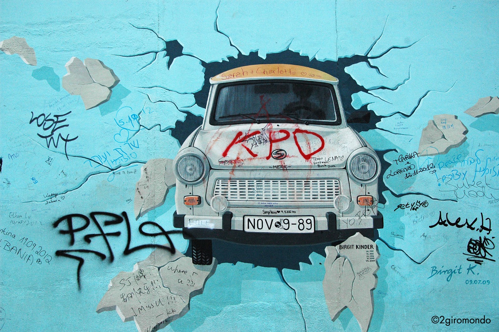Test the Best, Kinde, East Side Gallery East Side Gallery, Berlino