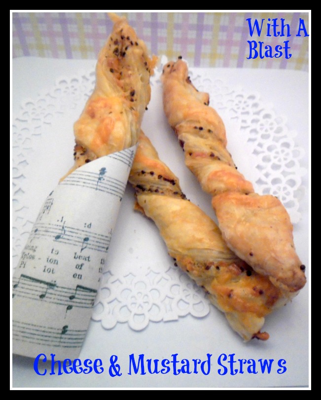 Cheese & Mustard Straws With A Blast