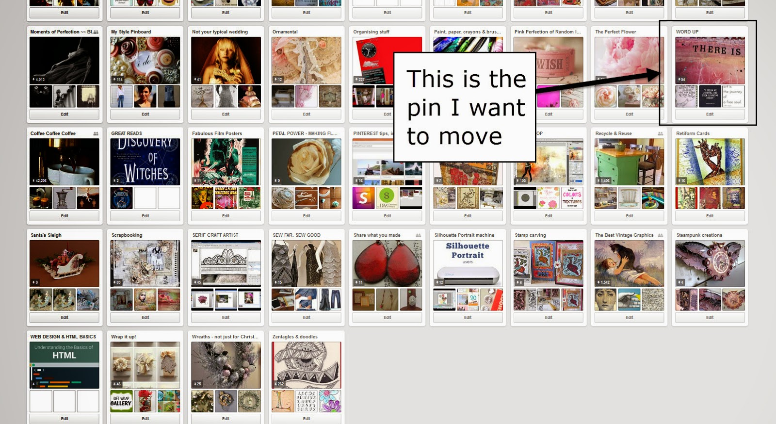HOW TO ARRANGE YOUR PINTEREST BOARDS IN ALPHABETICAL ORDER