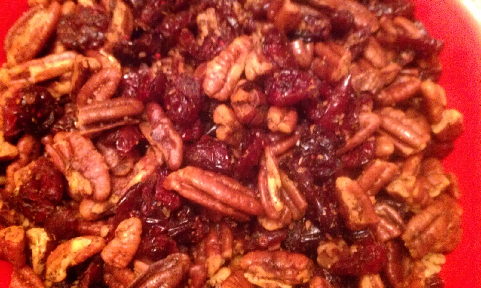 ChiliToasted Pecans with Dried Cherries Foodie in WV