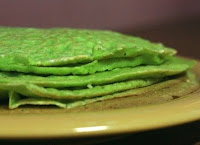 Panqueca Verde com Gergelim Panqueca Verde com Gergelim (vegana)