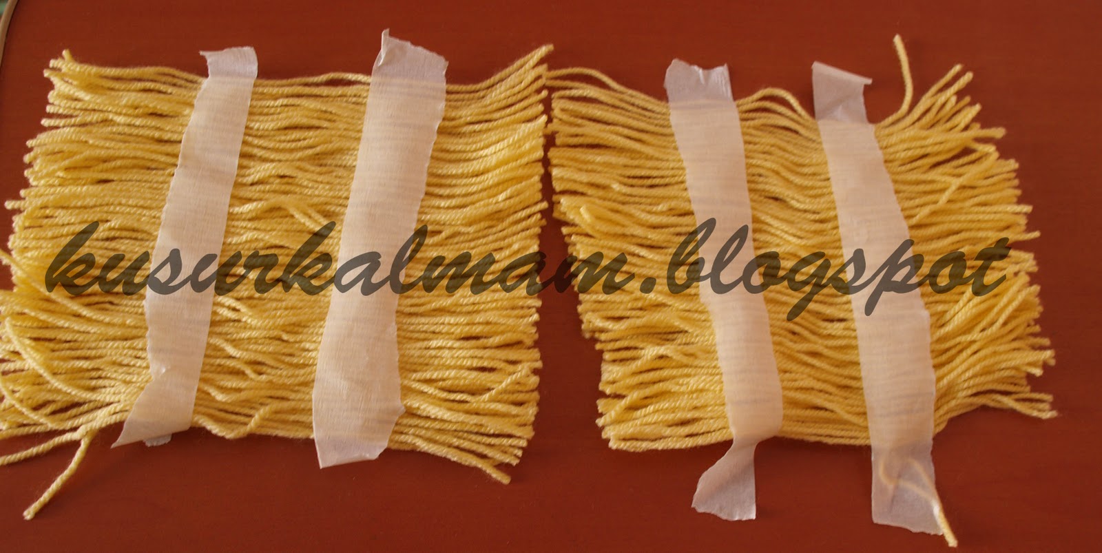 Kusur kalmam Bez bebek saçı nasıl yapılır