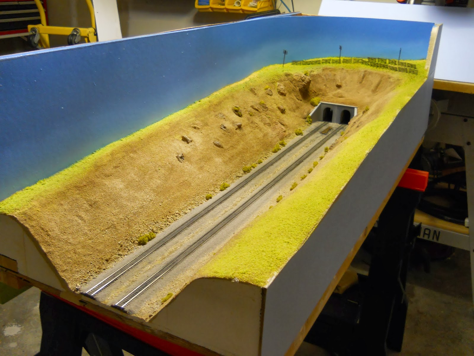 Union Pacific's Sherman Hill in N Scale Wyoming Spring Scenery for