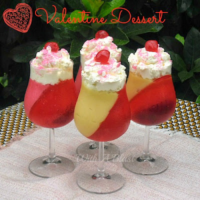 Valentine Dessert ~ quick and easy to make ! Pantry ingredients !  #ValentineDessert #ValentinesDay #Dessert