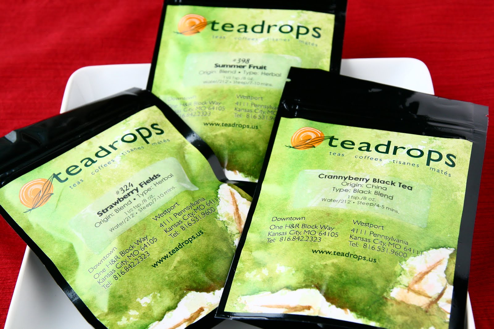 Food Collage Tea Drops (Kansas City, MO)