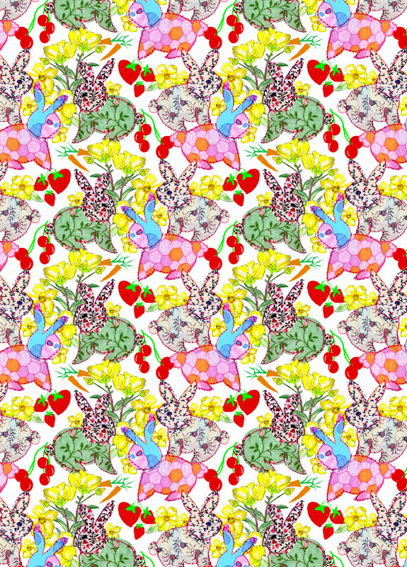 LinsArt More Spoonflower Fabric Swatches.