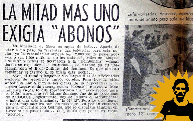 Las vueltas olímpicas de Boca en cancha de River Las vueltas olímpicas de Boca en cancha de River