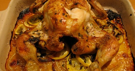 Barnescubed Bill Granger S Roast Chicken With Yoghurt Garlic Sauce